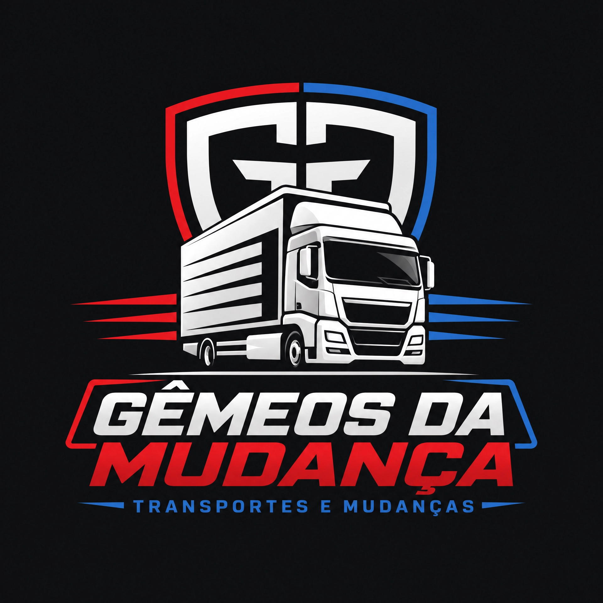 Logo Gêmeos da Mudança - transportes e mudanças em Presidente Prudente